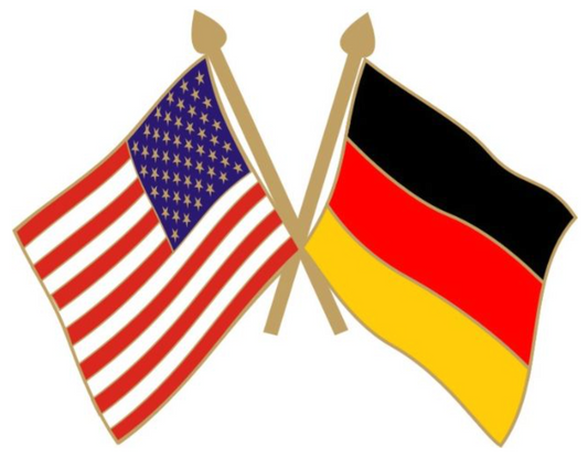 Lapel Pin - American Flag/Germany