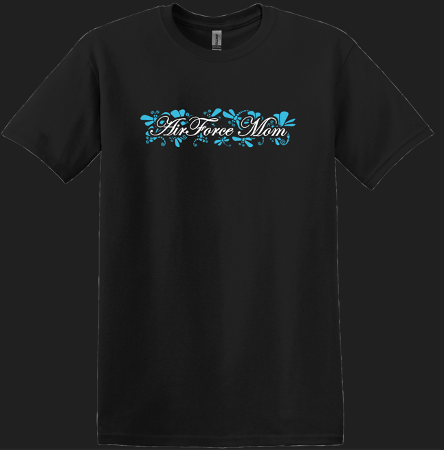 Air Force Mom T-Shirt - Dragonflys