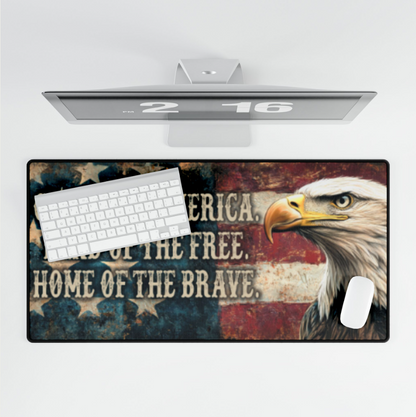 God Bless America Desk Pad