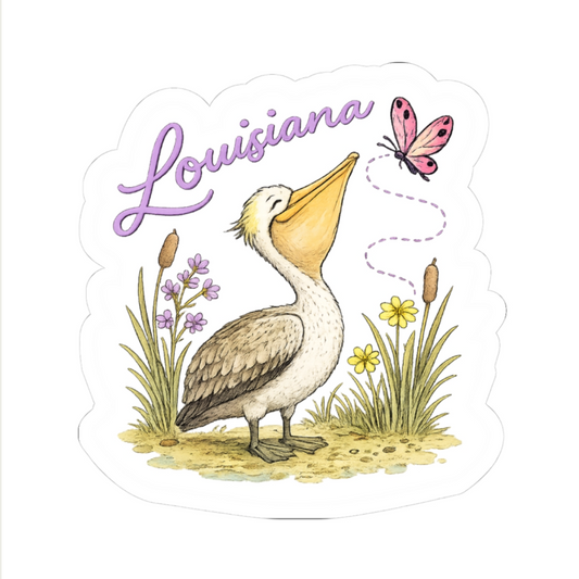 Louisiana Animal Decal - Peligan
