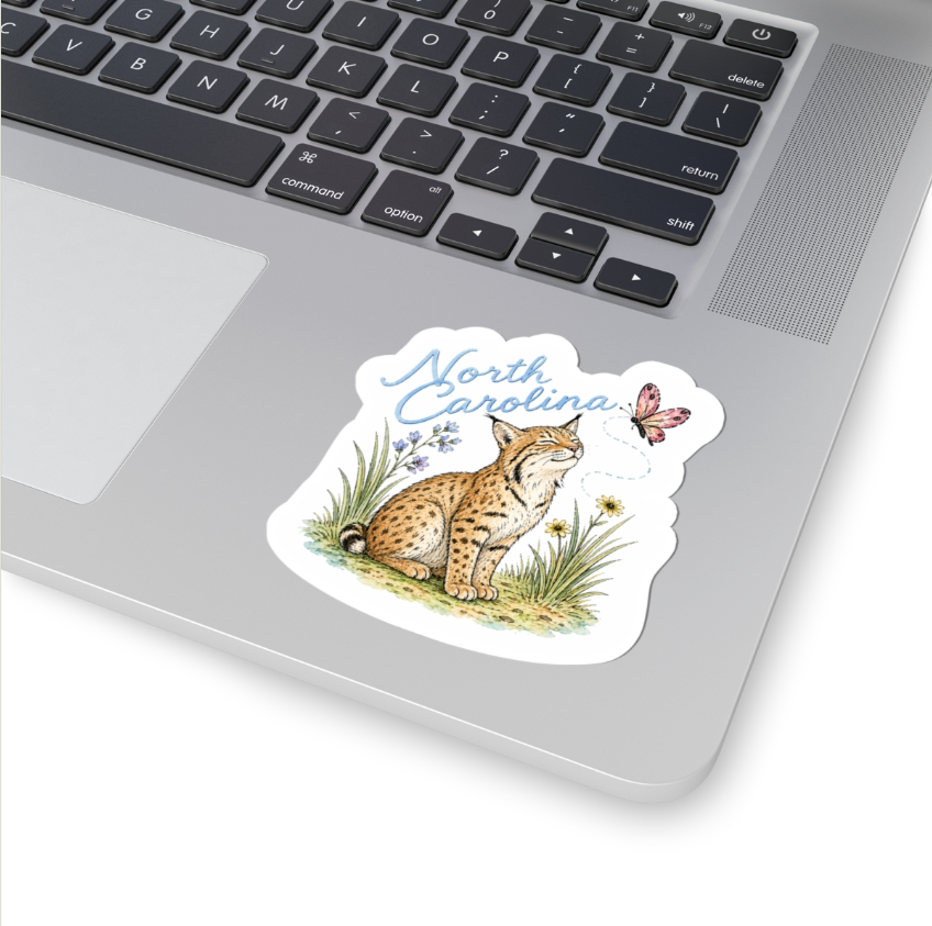 North Carolina Animal Decal - Bobcat