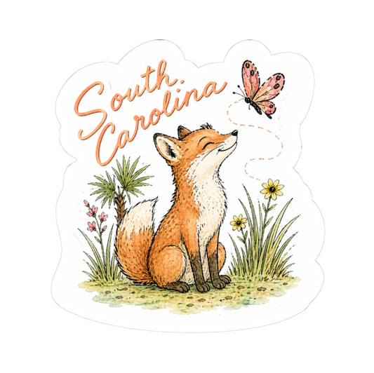 South Carolina Animal Decal - Fox