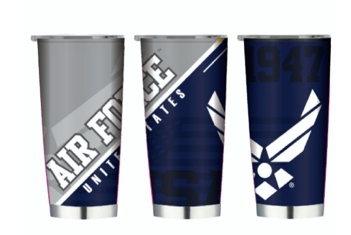 U.S Air Force 20oz Double Wall Stainless Tumbler