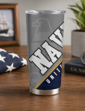 U.S Navy 20oz Stainless Tumbler