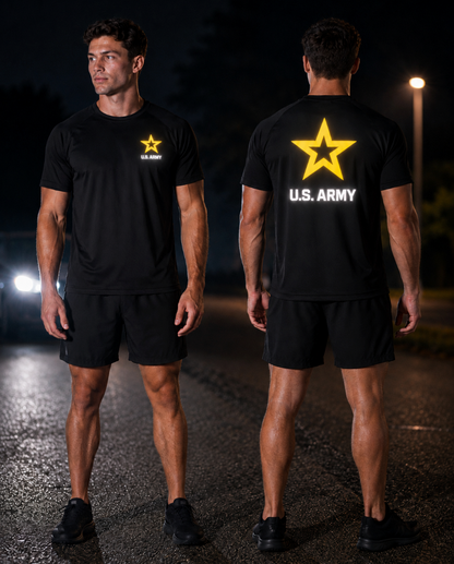 Army T-Shirt with Reflective Emblem