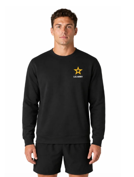 Army Sweatshirt with Reflective Emblem