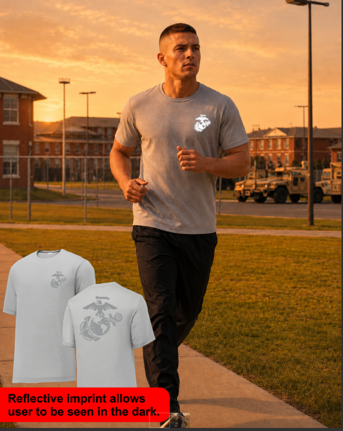 Marine T-Shirt with Reflective Emblem