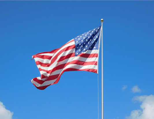 Embroidered USA Flag, 3x5 Foot