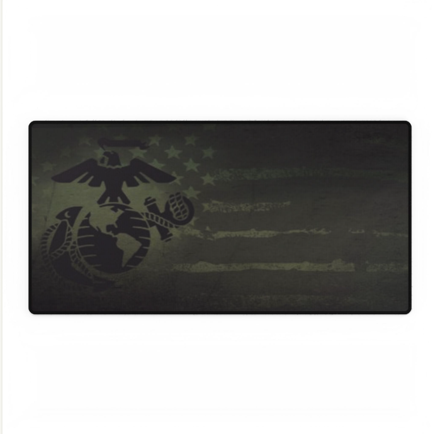 USMC Emblem Desk Pad