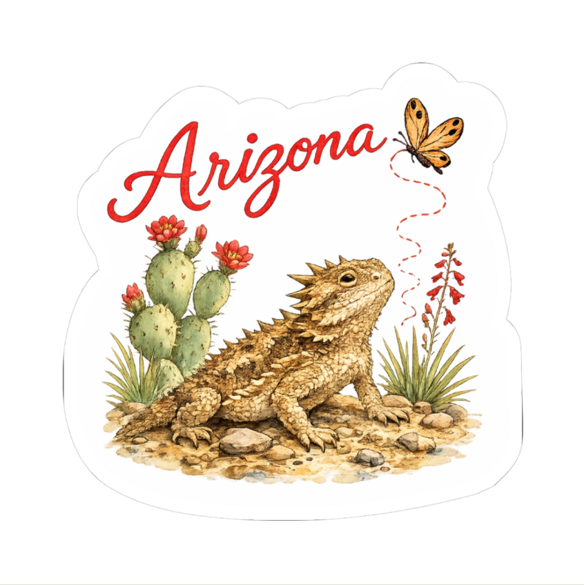 Arizona Animal Decal - Toad