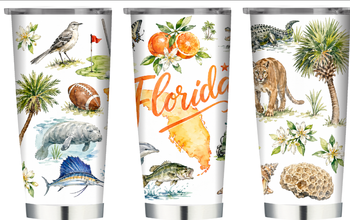 Florida Tumbler - 20oz