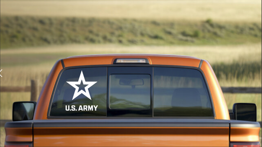 Army Sticker, 12" Vinyl Transfer