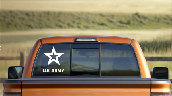 Army Sticker, 12" Vinyl Transfer