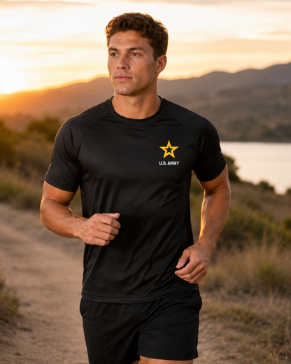 Army T-Shirt with Reflective Emblem