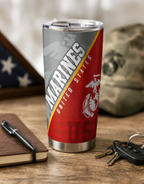 Marines 20oz Stainless Tumbler