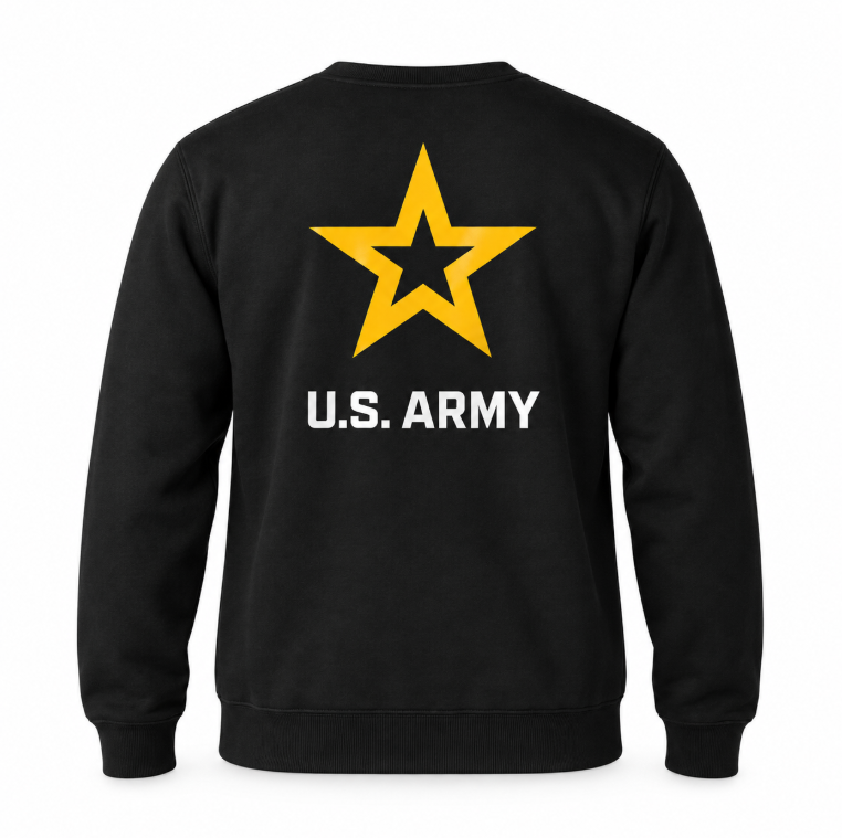 Army Sweatshirt with Reflective Emblem