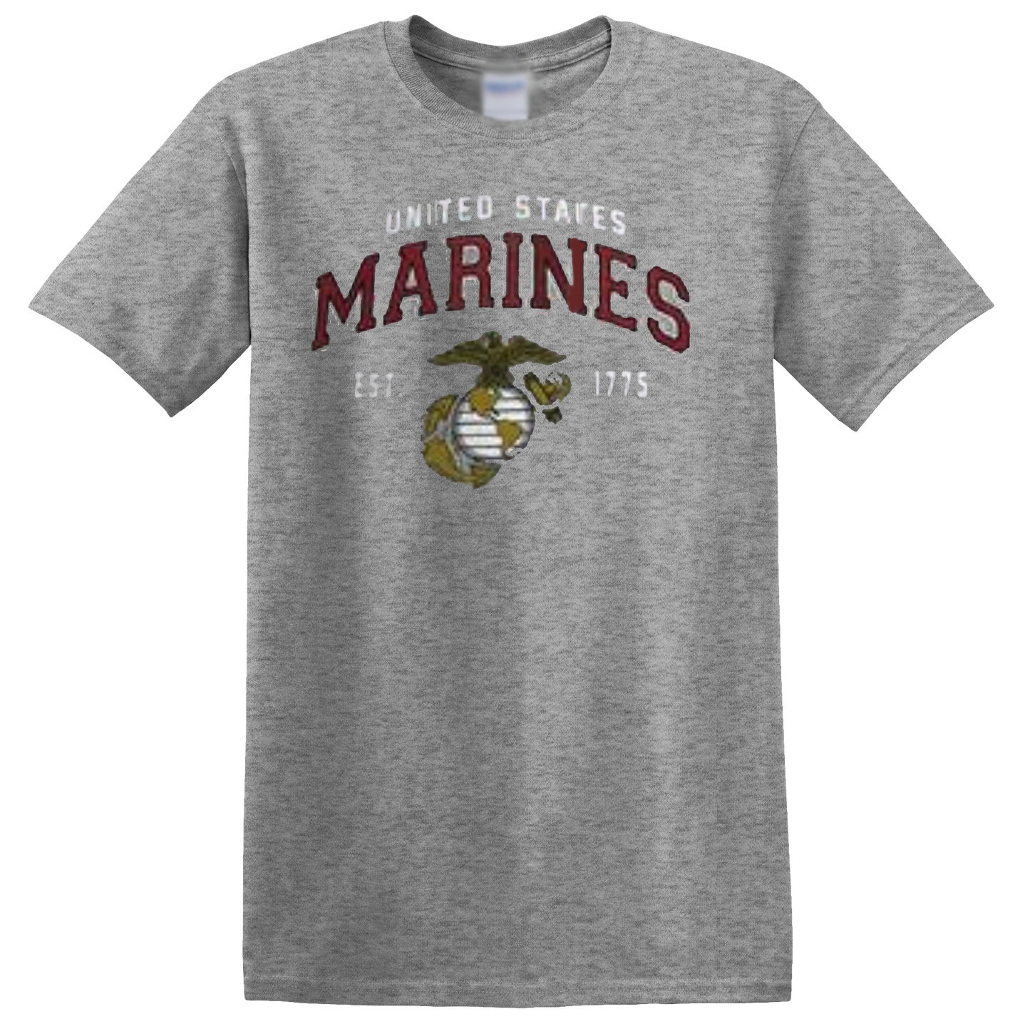 US MARINES Vintage Distressed T-Shirt
