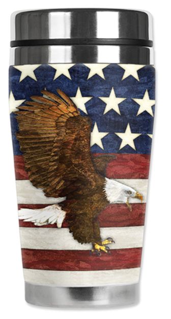 American Flag Travel Mug