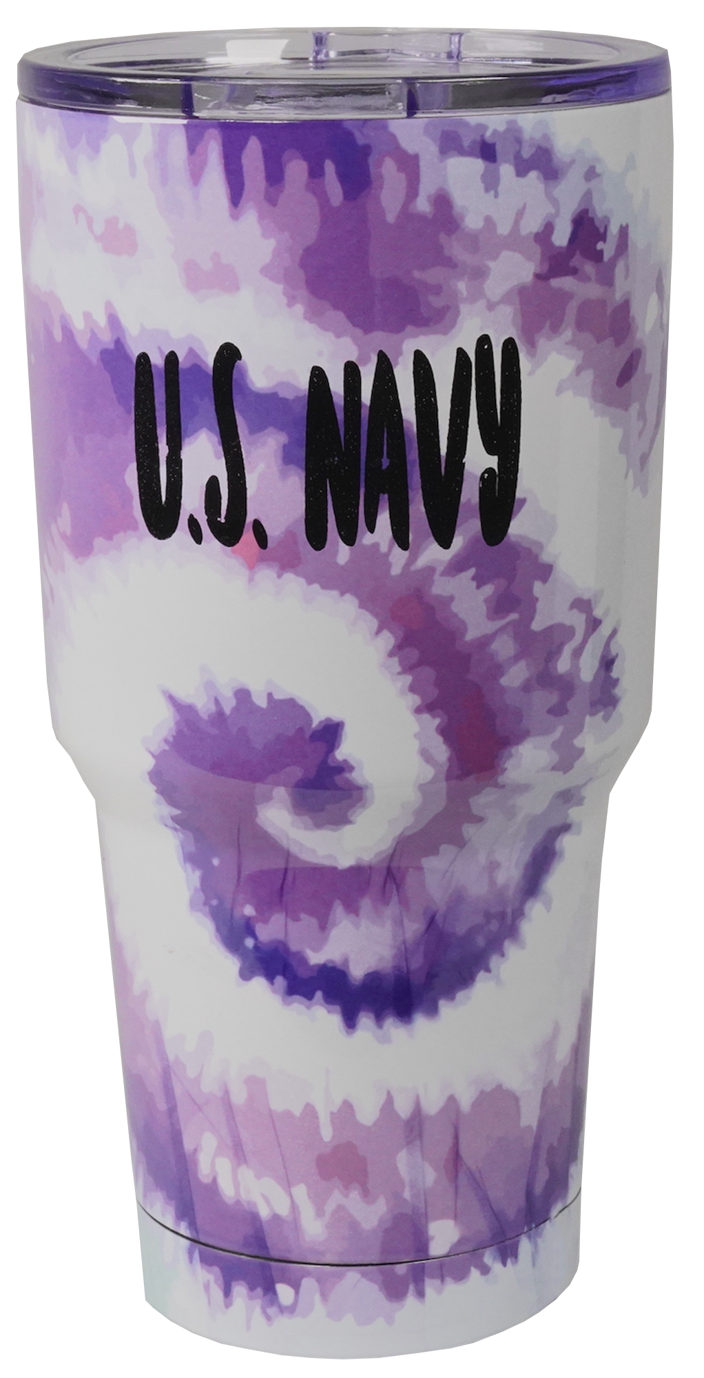 U.S. Navy Imprint on Tye Dye Stainless Tumbler - 28 oz.