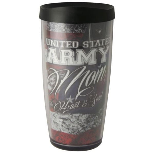 United States Army Mom 16 oz. Thermal Insulated Tumbler