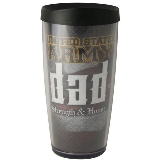 United States Army Dad 16 oz. Thermal Insulated Tumbler