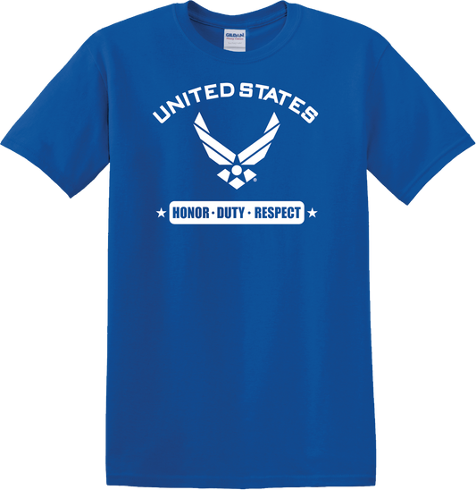 U.S. Air Force Symbol on Unisex Short Sleeve T-Shirt