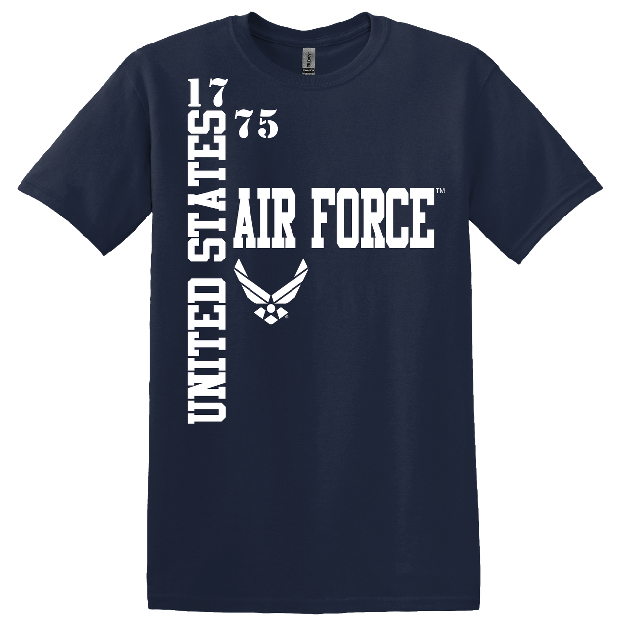 U.S. Air Force Symbol 1775 on Unisex Short Sleeve T-Shirt
