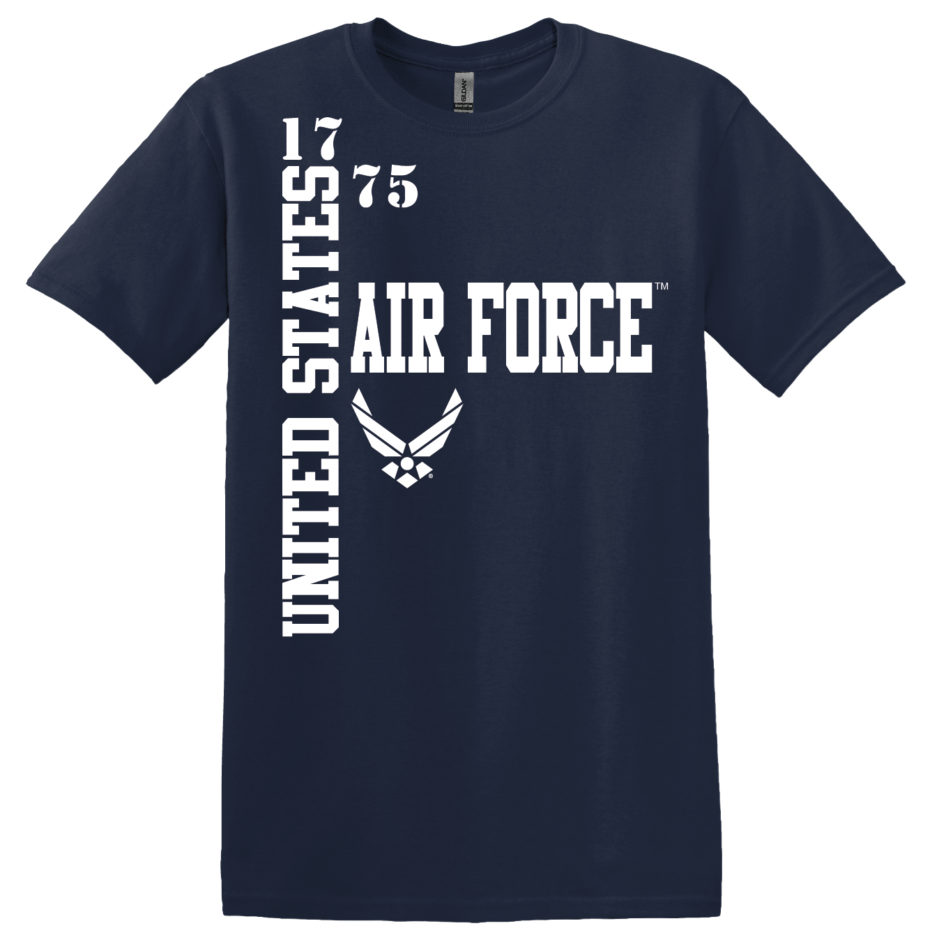 U.S. Air Force Symbol 1775 on Unisex Short Sleeve T-Shirt