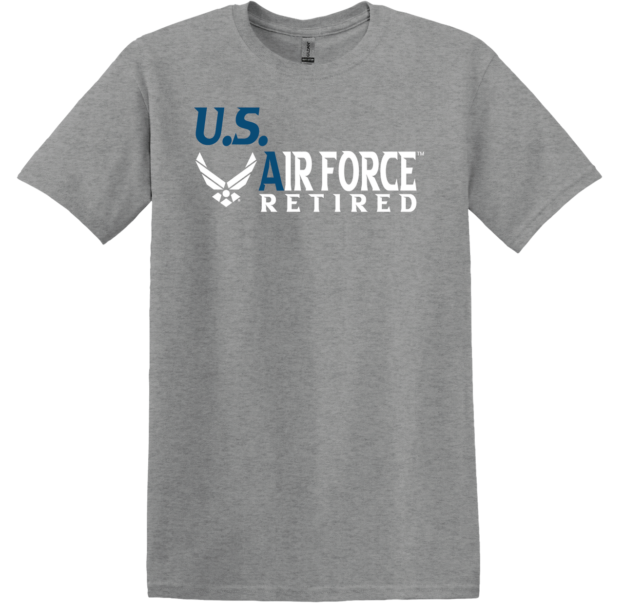 U.S. Air Force Retired with Symbol on Unisex Short Sleeve T-Shirt