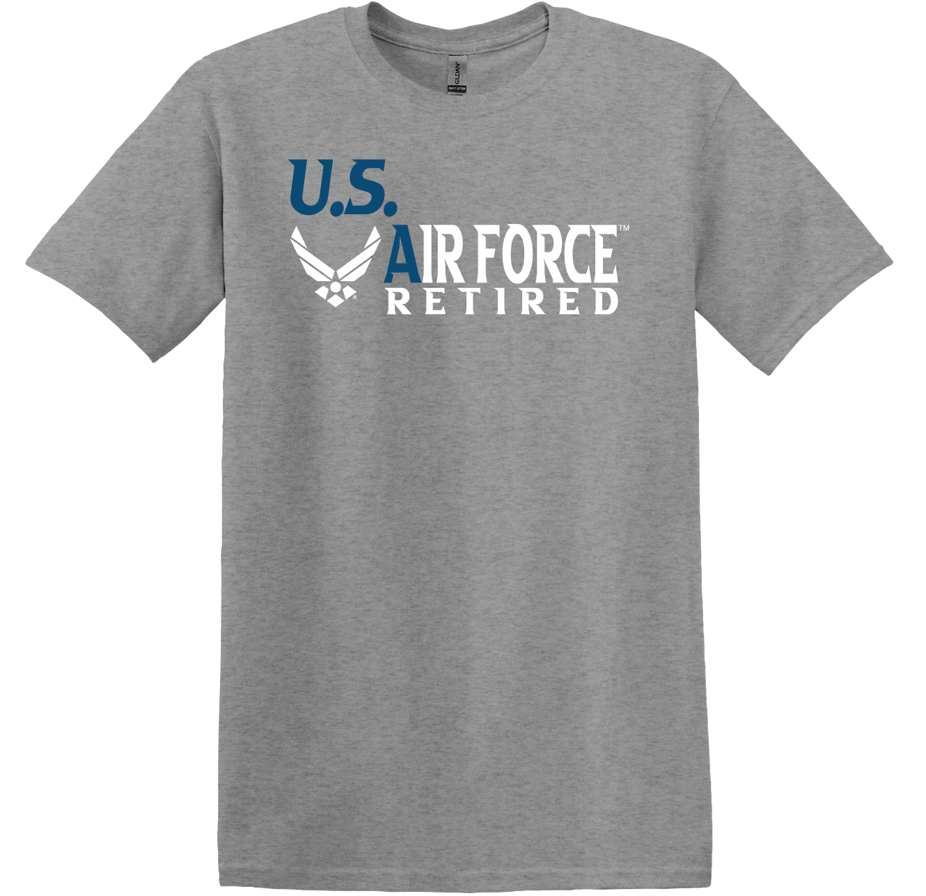 U.S. Air Force Retired with Symbol on Unisex Short Sleeve T-Shirt