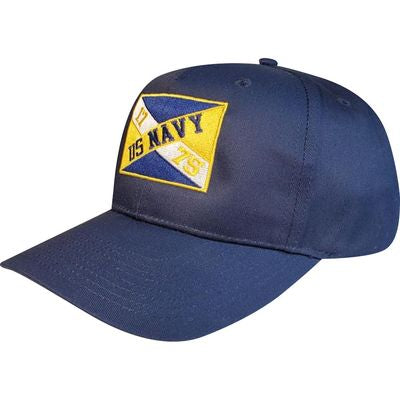 US Navy 1775 Design Blue Ball Cap