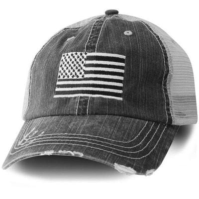 American Flag Cap, Distressed