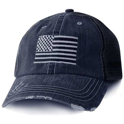 American Flag Cap, Distressed