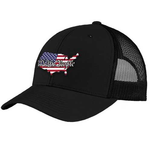 We The People American Flag Trucker Ball Cap