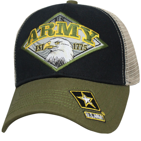 U.S. Army Diamond Eagle Design Ball Cap