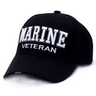 Marine Veteran Cap, Shadow Design