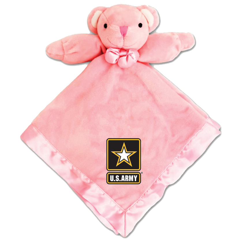 US Army Star Embroidered Baby Blankets Assorted Animals