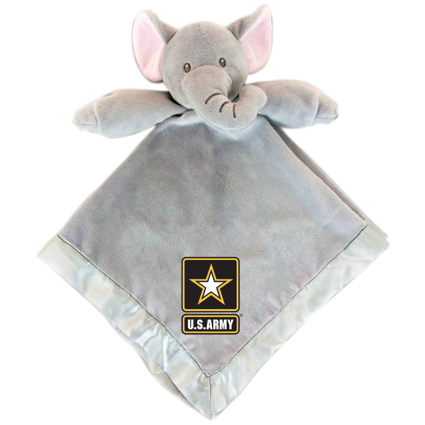 US Army Star Embroidered Baby Blankets - Assorted Animals