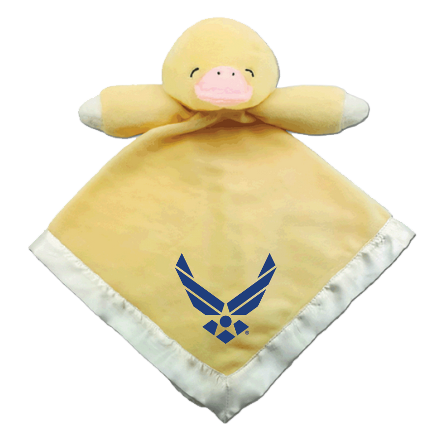 US Air Force Symbol Embroidered Baby Blankets - Assorted Animals