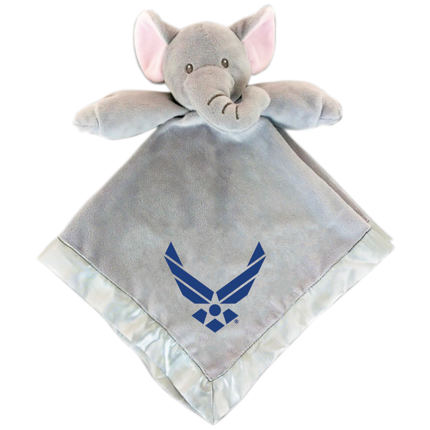 US Air Force Symbol Embroidered Baby Blankets - Assorted Animals