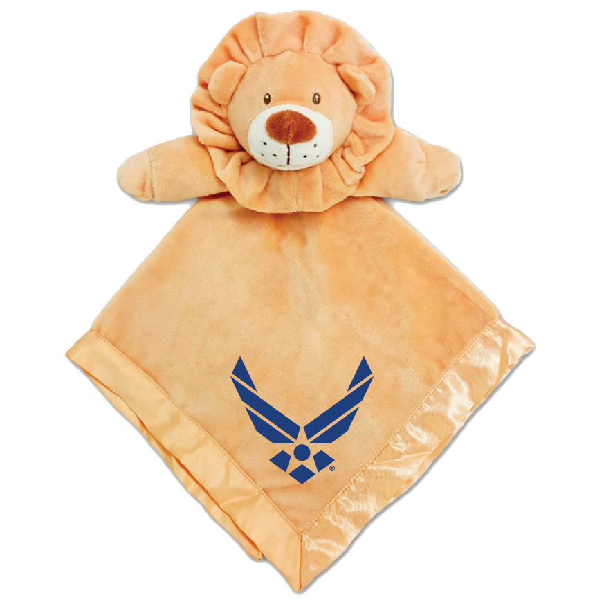US Air Force Symbol Embroidered Baby Blankets - Assorted Animals