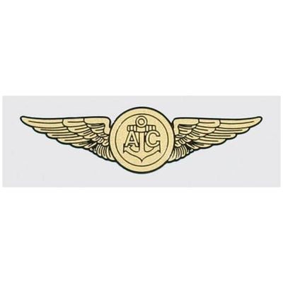 Navy Aircrew Wings Decal, 3 1/4"
