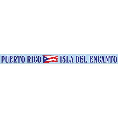 Puerto Rico Isla Del Encanto Window Strip