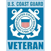 US Coast Guard USCG VETERAN Decal