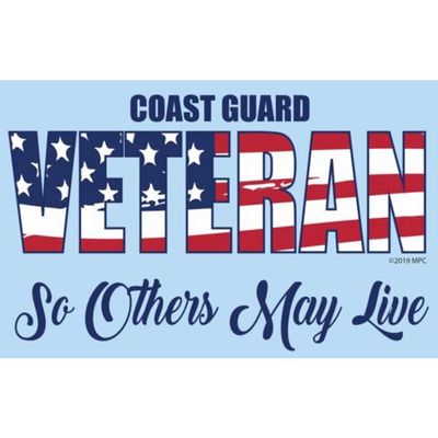 Coast Guard Veteran So Others May Live Decal