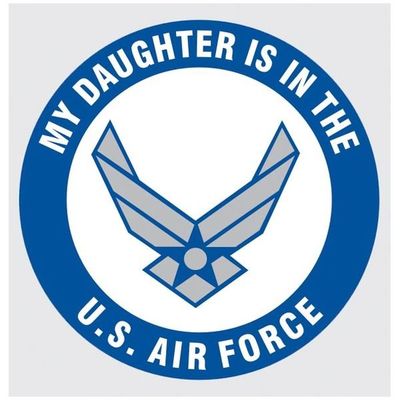 My Daughter is in the Air Force Decal, Logo