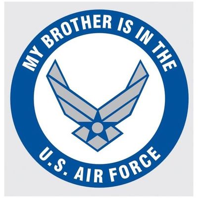 My Brother is in the Air Force Decal