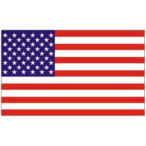 USA Flag Decal, 4"