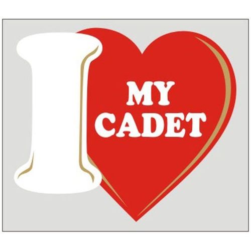 I Love My Cadet Decal