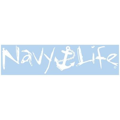 Navy Life Sticker, Vinyl Transfer